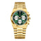 Gold Green White